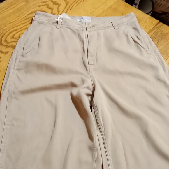 EVERLANE WOMEN'S Pants Slacks Trousers TAN BEIGE Casual Work 8 KHAKI - Picture 2 of 9